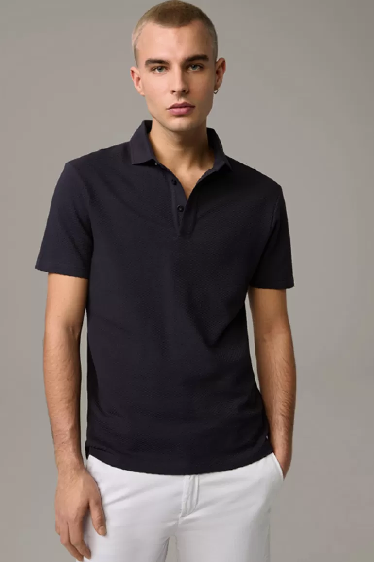 Strellson Baumwoll-Poloshirt Fisher, Strukturiert^ Polo-Shirts