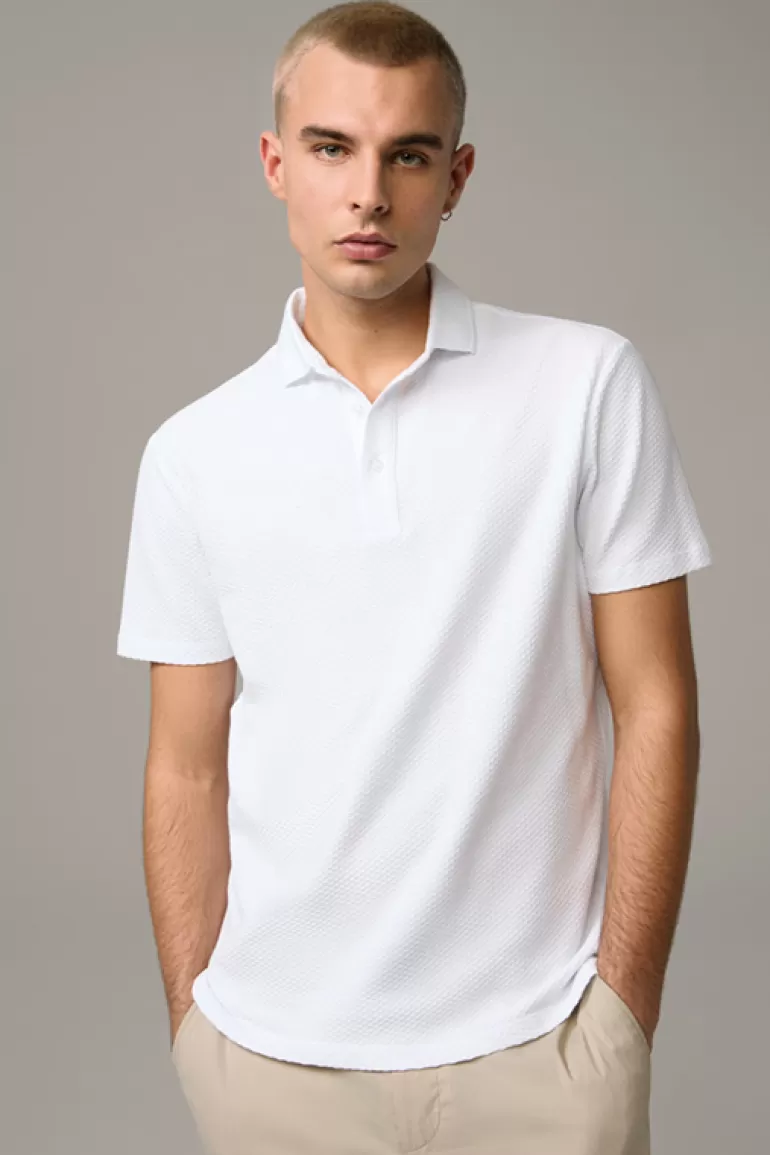 Strellson Baumwoll-Poloshirt Fisher, Strukturiert^ Polo-Shirts