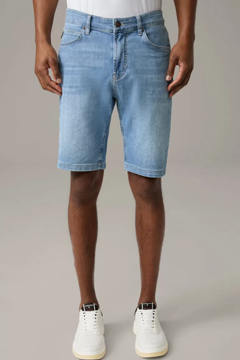 Strellson Flex Cross Jeans-Shorts Roby, Hellblau^ Jeans