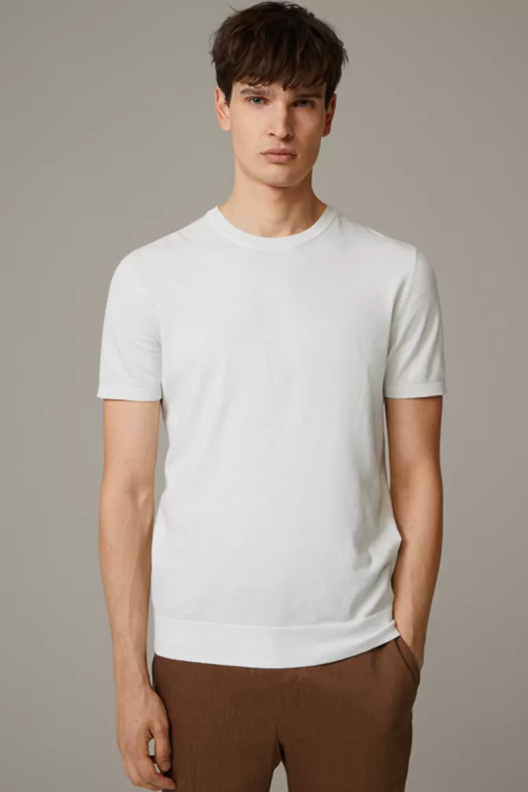 Strellson Strick-Shirt Vincent, Pastellgrau^ Strick